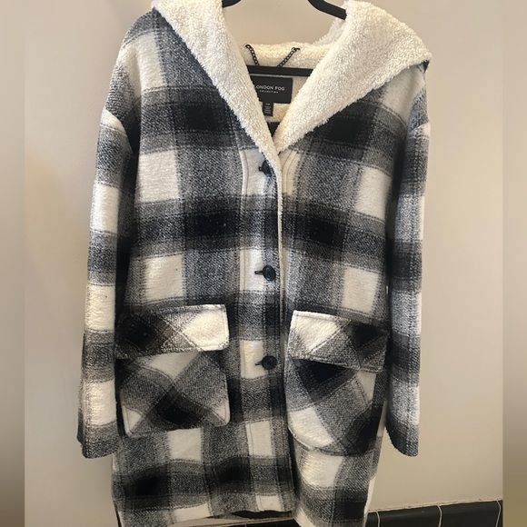 London Fog - fall plaid coat - Picture 5 of 5